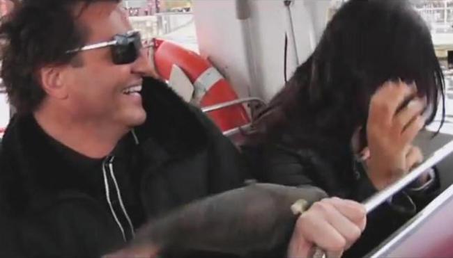 A scene from the fake TV show “Lisa and Mario: Their Journey.” (YouTube)