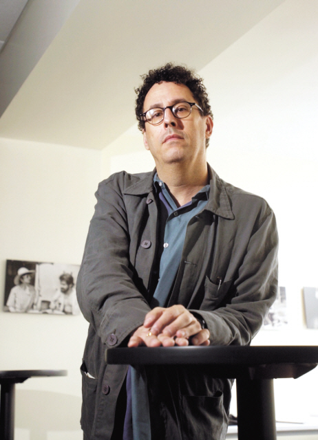Playwright Tony Kushner was a volunteer for the John Kerry campaign. He is photographed in Chicago, Illinois. (MCT)