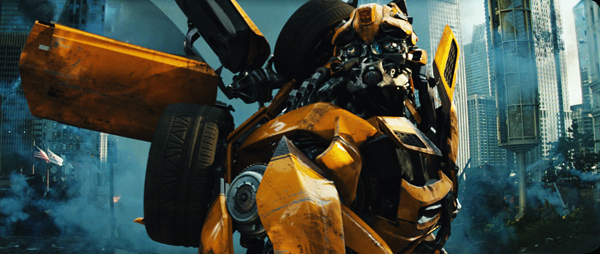 Hollywood Sci-fi blockbuster Transformers' main robot character "Bumblebee." (AP)