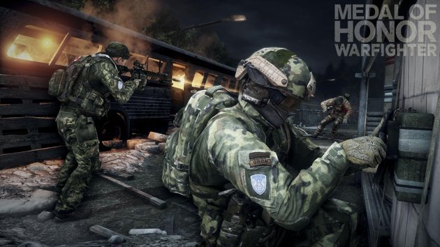 This product image released by Electronic Arts shows action from the video game "Medal of Honor: Warfighter." Seven members of the secretive Navy SEAL Team 6, including one involved in the mission to kill Osama bin Laden, have been punished for allegedly divulging classified information to the maker of the game, senior Navy officials said Thursday, Nov. 8, 2012. (AP / Electronic Arts)