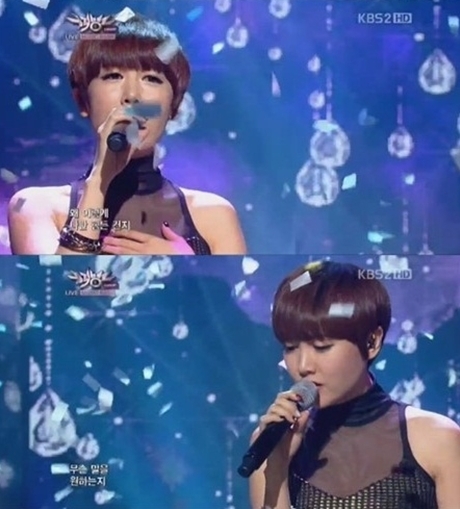 별(김고은/가수)
8일 오후 방송된 엠넷 ‘엠카운트다운’에 출연한 별은 이번 미니 앨범의 타이틀 곡 ‘나빠’로 컴백 무대를 꾸몄다.
이날 방송에서 별은 숏컷 헤어스타일을 하고 한쪽 어깨가 드러나는 원숄더 디자인의 블랙드레스를 입고 등장해 ‘나빠’를 열창했다. 별은 애절한 보이스 컬러로 아낌없이 가창력을 선보였다.