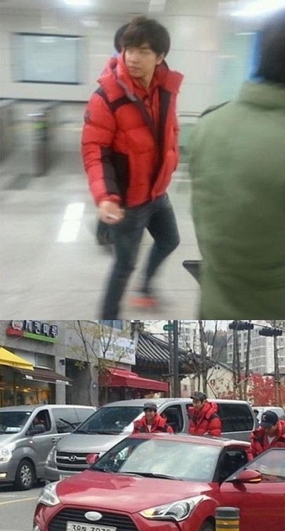 이승기(가수/배우)
이승기가 SBS ‘런닝맨’ 녹화에 참여한 모습이 포착됐다. 최근 온라인 커뮤니티 게시판에는 경기도 분당 일대에서 녹화가 진행된 ‘런닝맨’의 촬영현장 직찍 사진이 게재됐다.
해당 사진에서 이승기는 빨간색 패딩점퍼를 입고 ‘런닝맨’ 촬영을 위해 분주하게 뛰어다니는 모습이다. 이승기는 ‘런닝맨’의 ‘배신의 아이콘’ 이광수와 국민MC 유재석과 한팀을 이뤘다는 목격담도 쏟아지고 있다.