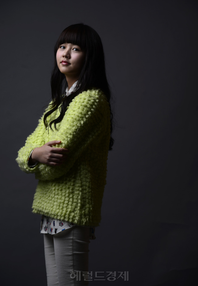 아역탤러트 김소현. 박해묵 기자/mook@heraldcorp.com
아역탤러트 김소현. 박해묵 기자/mook@heraldcorp.com
