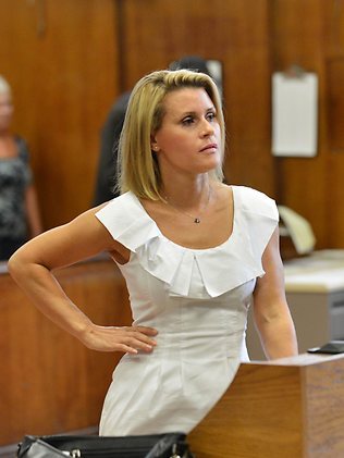 제네비브 사보린(Genevieve sabourin/배우)
Canadian actress Genevieve Sabourin in Manhattan Criminal Court back in July. (AFP)