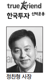 정찬형(금융인/한국투자신탁운용 사장)
한국투자신탁운용의 ‘한국투자 앵커(ANKOR) 유전 해외자원개발 특별자산 투자회사 1호 펀드’는 안정적 법제도와 인프라가 확보된 미국 멕시코만의 해상 생산유전에 투자해 꾸준히 배당수익을 내는 상품이다.