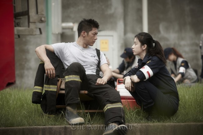 A scene from director Jeong Gi-hoon’s “Love 911.”   NEW