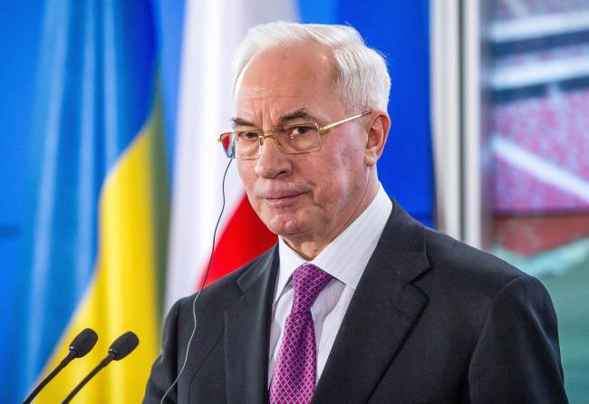 Ukraine’s Prime Minister Mykola Azarov   AFP-Yonhap News