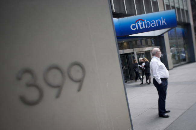 The Citibank branch in New York .  Bloomberg