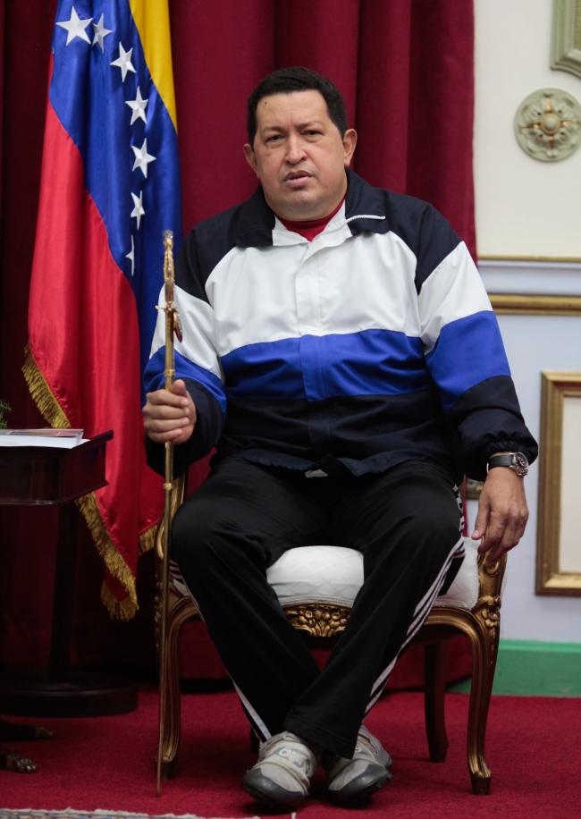 우고 차베스(Hugo Chavez/베네수엘라 대통령)
Venezuela’s President Hugo Chavez   AP-Yonhap News