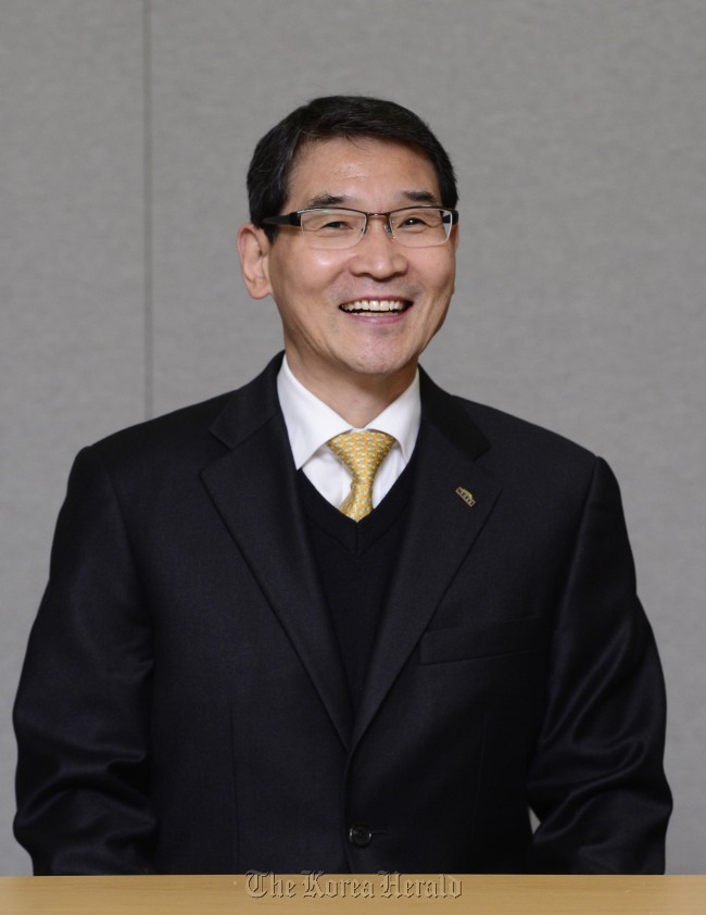 수출중소기업 좌담회. 박해묵 기자/mook@heraldcorp.com
Yoon Seung-joon, chief of the state-run KEITI