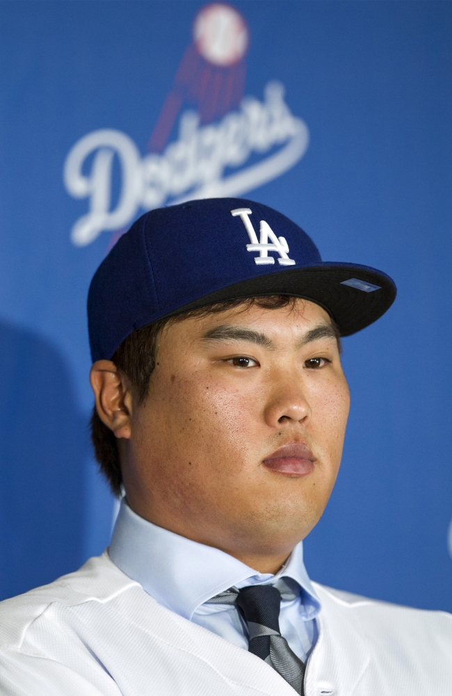 류현진(야구선수/LA다저스/투수)
Ryu Hyun-jin has joined the Dodgers rotation.