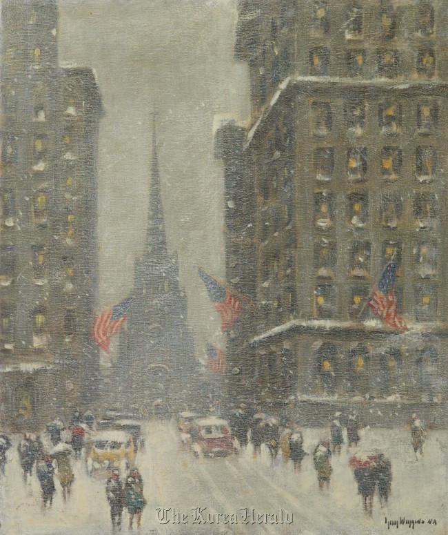 “Trinity Church, Wall Street” by Guy Carleton Wiggins.   Bank of America Merrill Lynch/CDG Corp