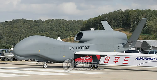 Global Hawk surveillance drones made by U.S.-based Northrop Grumman Corp. (AP)