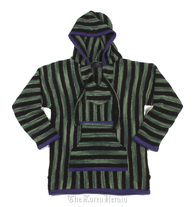 Lavender and Natural Baja / Emerald and Black Baja is from The Elder Statesman. Price: $2,100.   Los Angeles Times/MCT