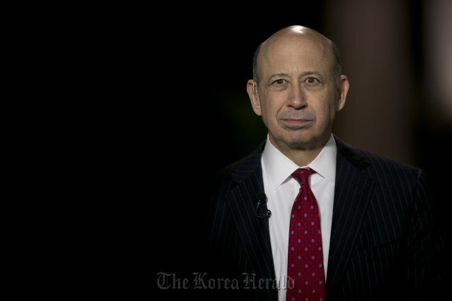 로이드 블랭크페인(Lloyd Blankfein/기업인/골드만삭스그룹 최고경영자)
Lloyd Blankfein. Bloomberg