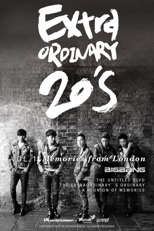 빅뱅(가수/남자그룹)
빅뱅의 첫 모바일 화보집 ‘Extraordinary 20’s’가 11일 문화체육관광부 후원 ‘앤어워즈(&awards)’의 라이프&엔터테인먼트 부문 수상작으로 선정됐다.