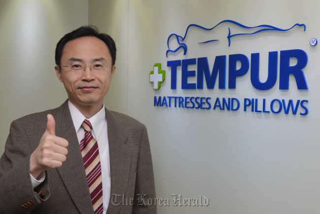 TEMPUR 주종규 대표이사 인터뷰.<br />이상섭 기자. babtong@heraldcorp.com 2013.01.14
Ju Jong-kyu   Lee Sang-sub/The Korea Herald