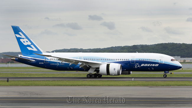 The Boeing Co. 787 Dreamliner.   Bloomberg