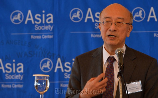 Japan’s Ambassador to Seoul Koro Bessho   Lee Sang-sub/The Korea Herald