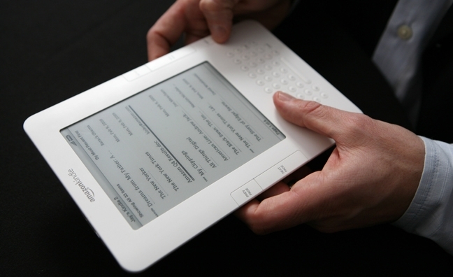 Amazon's e-book reader "Kindle" (AP)