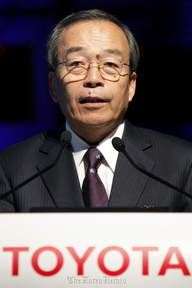 다케시 우치야마다(Takeshi Uchiyamada/기업인/도요타 수석부사장)
Takeshi Uchiyamada.    Bloomberg