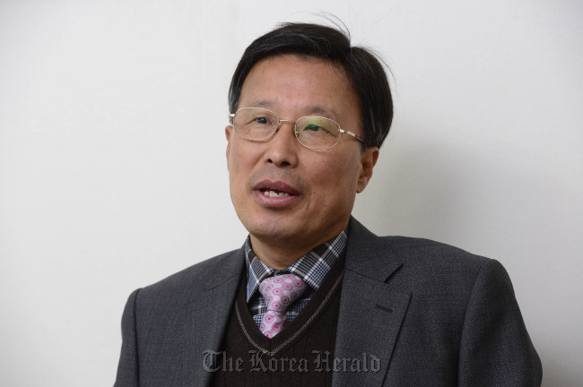 Choi Kyung-soo, president of the North Korea Resources Institute.   Park Hae-mook/The Korea Herald