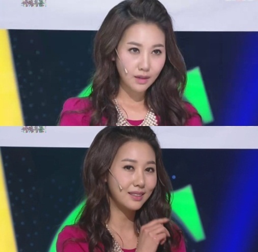 민지영(배우)
드라마 ‘사랑과 전쟁’의 국민 불륜녀 민지영이 정경미에 경고했다. 민지영은 27일 방송된 KBS 2TV ‘개그콘서트’(이하 개콘)의 코너 ‘희극 여배우들’에 ...도 알고 보면 지고지순한 여자다”며 성춘향 연기를 펼쳤고, “사또를 꼬시는 것 같다”는 정경미에 “내가 윤형빈 확 꼬셔버리겠다”고 말해 웃음을 자아냈다.