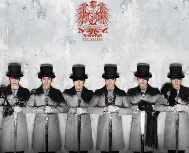 K-pop group "Shinhwa" (shinhwacompany)