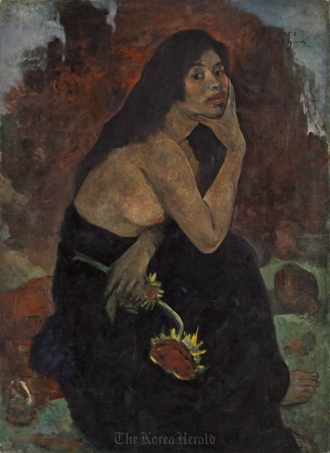 “Wife” by Kwon Ok-yeon, 1951.   Lotte Gallery