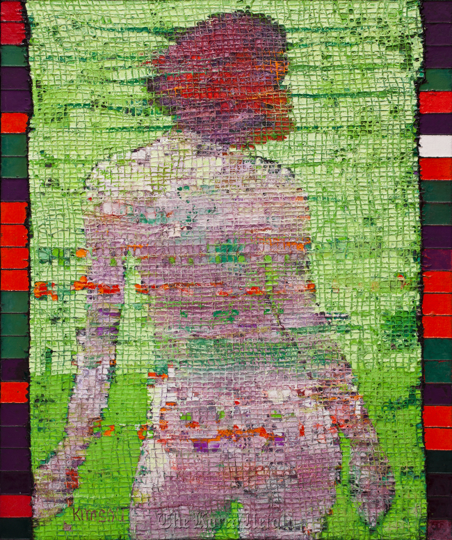 “A Nude” by Kim Heung-su, 1980.   Lotte Gallery
