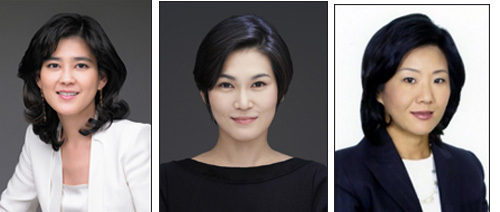 이부진(기업인/신라호텔사장),이서현(기업인/제일모직부사장),정성이(광고인/이노션고문)