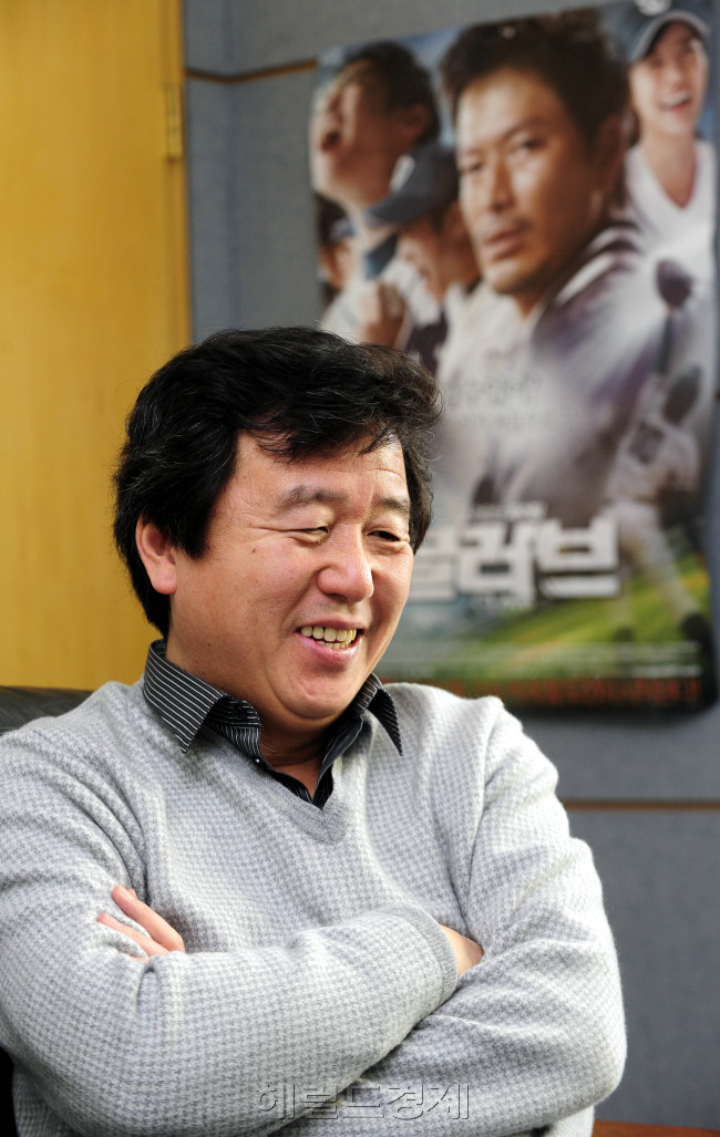 영화 '글러브'  감독 강우석.  박해묵 기자/mook@heraldm.com
영화 '글러브'  감독 강우석.  박해묵 기자/mook@heraldm.com
