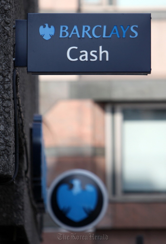 Barclays bank branch in London.    Bloomberg