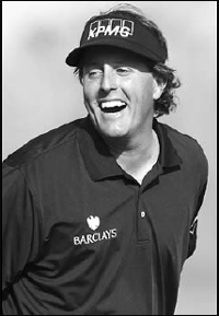 필 미켈슨(Phil Mickelson/골퍼)
2주 전 타이거 우즈(38)의 우승에 이어 지난주 필 미켈슨(42·사진)의 우승으로 PGA투어는 인기가 급상승할 것으로 보인다. 과거 인기를 한몸에 받고 전성기를 누린 선수들의 귀환으로 PGA투어는 탄력을 받을 전망이다.