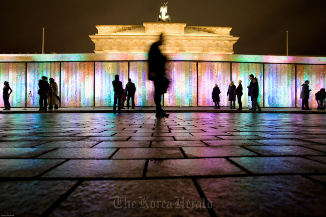 “Vanished Berlin Wall” by Lee Eun-sook.   Christian Jungeblodt
