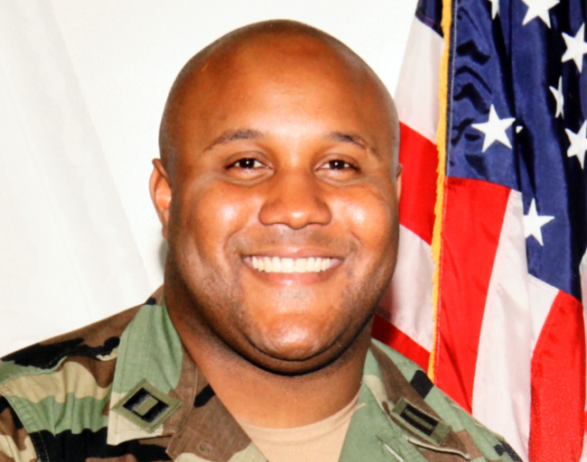 This undated file photo provided by the Los Angeles Police Department shows fugitive former Los Angeles police officer Christopher Dorner.   AP-Yonhap News