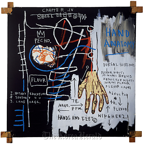 “Untitled (Hand Anatomy),” 1982 by Jean-Michel Basquiat.   2013 The Estate of Jean-Michel Basquiat/ADAGP, Paris/ARS, New York
“Untitled (Hand Anatomy),” 1982 by Jean-Michel Basquiat.   2013 The Estate of Jean-Michel Basquiat/ADAGP, Paris/ARS, New York