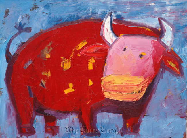 “Red Cow.”   Gallery Sun Contemporary