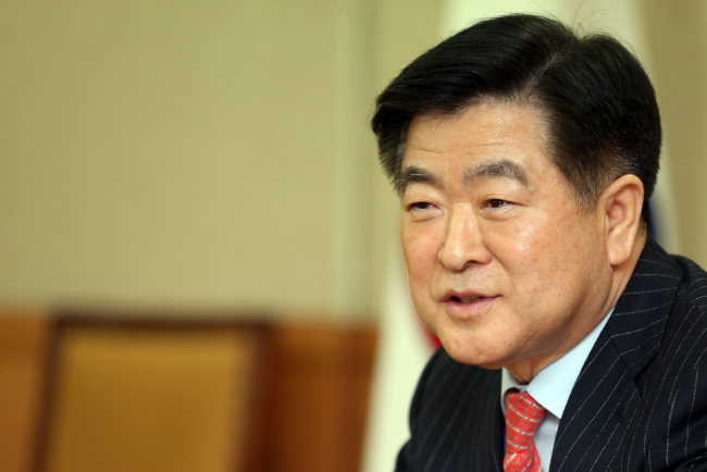 권오갑(기업인/현대오일뱅크대표이사 사장)
Kwon Oh-gap speaks after being named the new commissioner of the K League.   Yonhap News