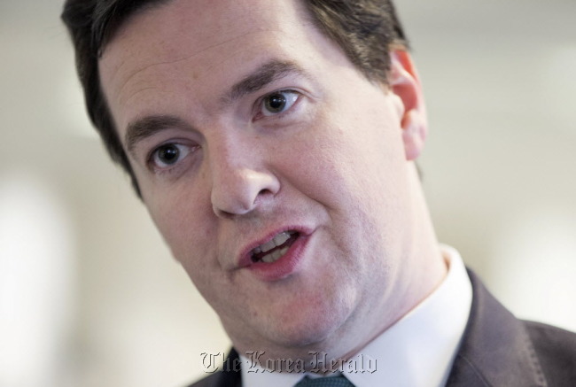 U.K. Chancellor of the Exchequer George Osborne.   Bloomberg