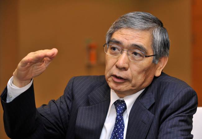 Haruhiko Kuroda.   AFP-Yonhap News