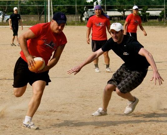 Players compete at the most recent Korea Touch Association tournament in October 2012.   KTA