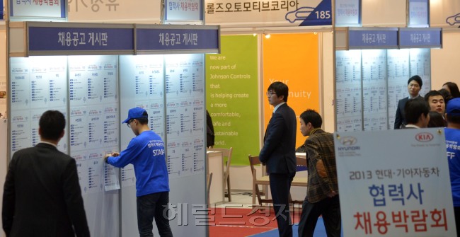 현대 기아차 협력사 채용박람회<br />김명섭 기자 msiron@heraldcorp.com
현대 기아차 협력사 채용박람회
김명섭 기자 msiron@heraldcorp.com
현대 기아차 협력사 채용박람회
김명섭 기자 msiron@heraldcorp.com