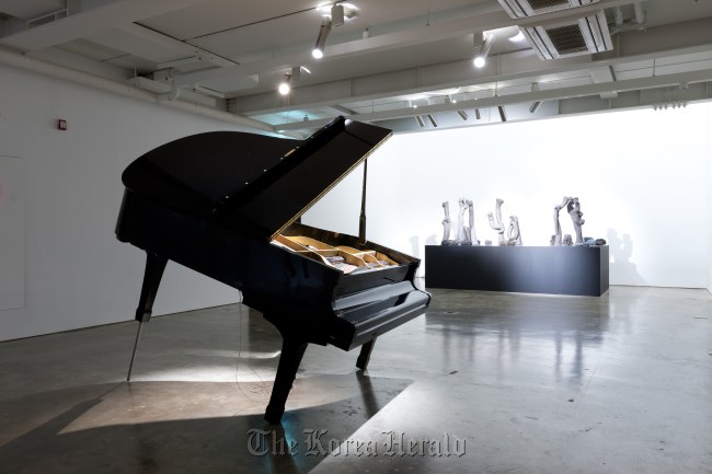 A view of “The French Haunted House,” a group exhibition of young French artists at SonEun ArtSpace.   SongEun ArtSpace