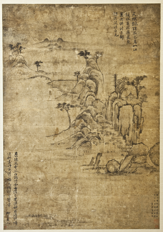 A 14th century imitation of the famous 12th century Goryeo painting “Dokhwarosado,” which scholar Lee Dong-cheon claims to be the oldest surviving painting in Korea.    Yonhap News