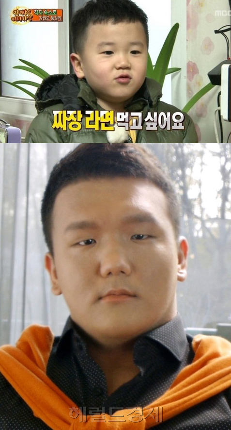 윤후(위쪽부터/윤민수아들),이태권(가수)
전국민의 사랑을 받고 있는 가수 윤민수의 아들 윤후의 미래 모습이 화제다.