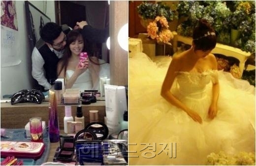 레이먼킴(좌측부터/RaymonKim/요리연구가),김지우(김정은/영화배우/뮤지컬배우)
김지우는 18일 자신의 트위터에 “지우는 변신중. 우리 이렇게 준비하고 있어요”라며 예비 신랑과 함께한 웨딩리허설 현장을 공개했다.