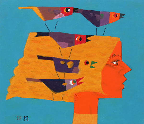 임종두‘동행’(同行). 45.5×53cm. 장지에 석채, 2009.
[사진제공=갤러리이즈]
