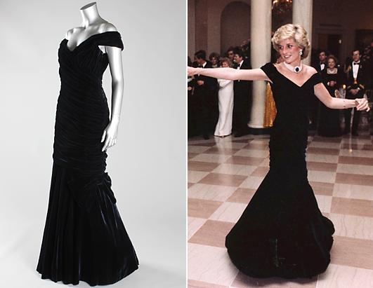 다이애나스펜서(DianaSpencer/왕가)
A collection of some of Princess Diana‘s most memorable evening gowns, including one she wore to a White House dinner where she danced with John Travolta, fetched over 800,000 pounds ($1.2 million) at a London auction Tuesday.