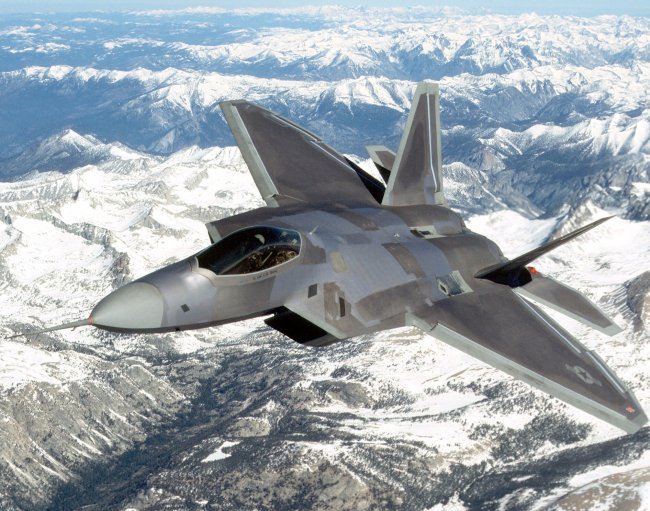 F-22 stealth fighter jet.   AP-Yonhap News